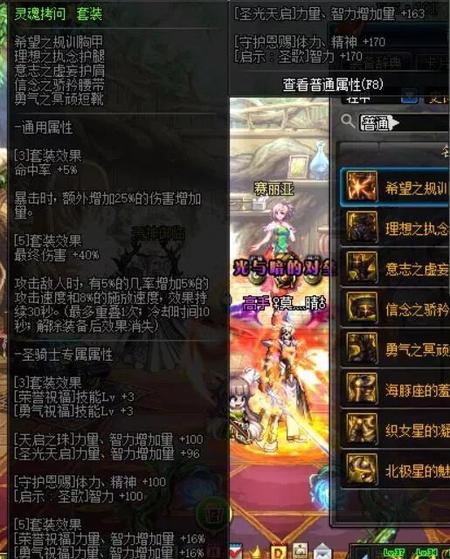 帕拉丁95哈林套(dnf帕拉丁天空套有哪些)