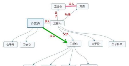 卫宣公和宣姜的关系