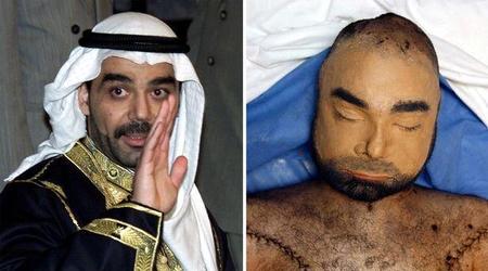 萨达姆的儿子乌代拿老百姓喂狮子