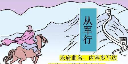 从军行的中心思想是什么(《从军行》是一首边塞诗,从军行为)