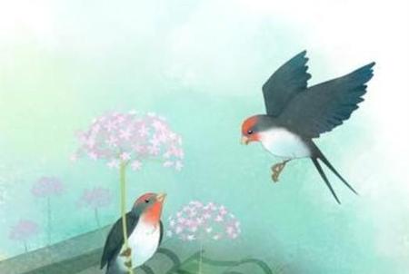 描述燕子归来的诗句(天高云淡望断南飞雁全诗)