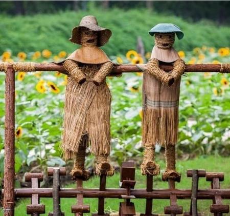 用什么画出稻草人的样子