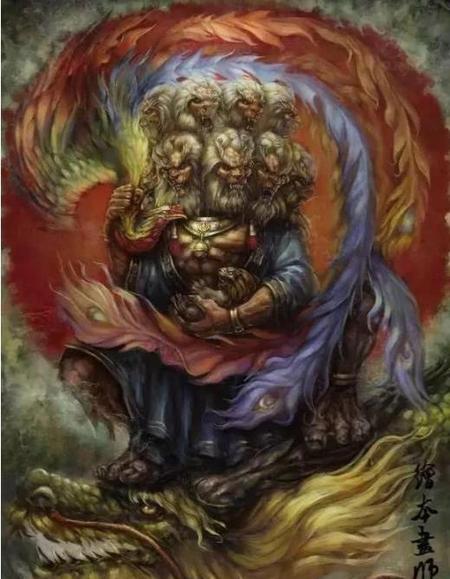 九灵元圣儿是一个有几个头的狮子(西游记中九头狮子)