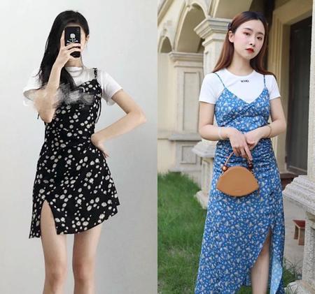 吊带裙怎么搭配衣服图片(吊带裙搭配什么上衣)